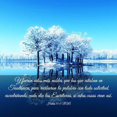 Picture 03 - Hechos 17:11 RVA - Y fueron estós más nobles que los que estaban - Bible Verse Picture