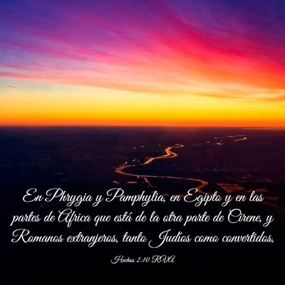 Picture 03 - Hechos 2:10 RVA - En Phrygia y Pamphylia, en Egipto y en las partes - Bible Verse Picture