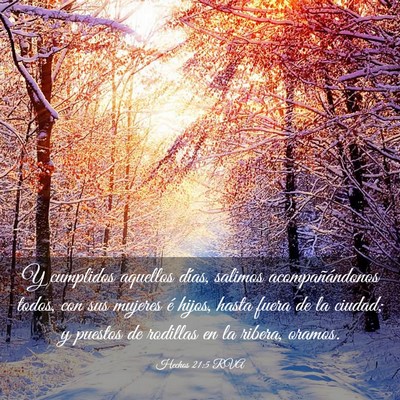 Picture 03 - Hechos 21:5 RVA - Y cumplidos aquellos días, salimos - Bible Verse Picture