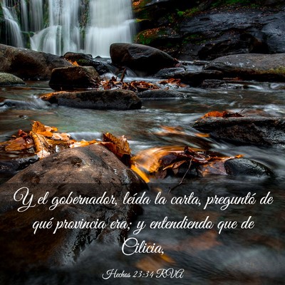 Picture 03 - Hechos 23:34 RVA - Y el gobernador, leída la carta, preguntó de - Bible Verse Picture
