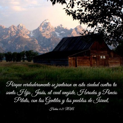 Picture 03 - Hechos 4:27 RVA - Porque verdaderamente se juntaron en esta ciudad - Bible Verse Picture