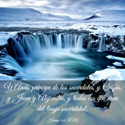 Picture 03 - Hechos 4:6 RVA - Y Anás, príncipe de los sacerdotes, y Caifás, - Bible Verse Picture