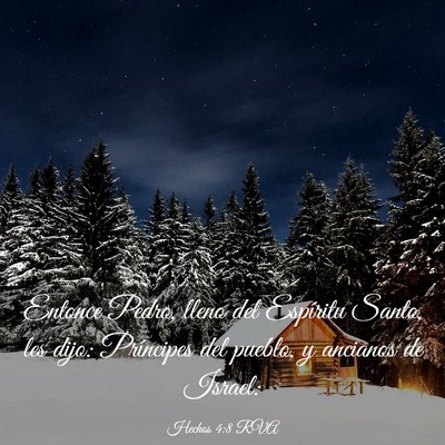 Picture 03 - Hechos 4:8 RVA - Entonce Pedro, lleno del Espíritu Santo, les - Bible Verse Picture