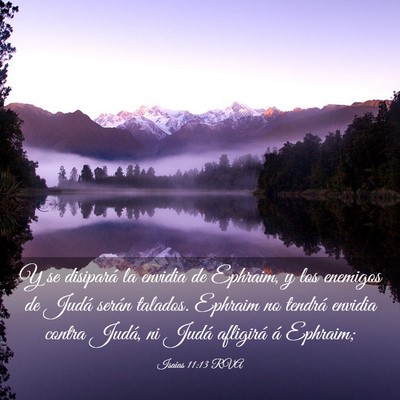 Picture 03 - Isaías 11:13 RVA - Y se disipará la envidia de Ephraim, y los - Bible Verse Picture
