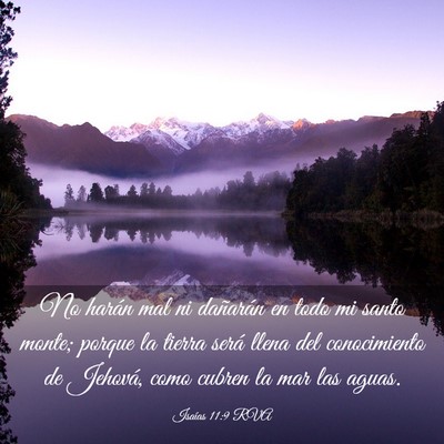 Picture 03 - Isaías 11:9 RVA - No harán mal ni dañarán en todo mi santo - Bible Verse Picture