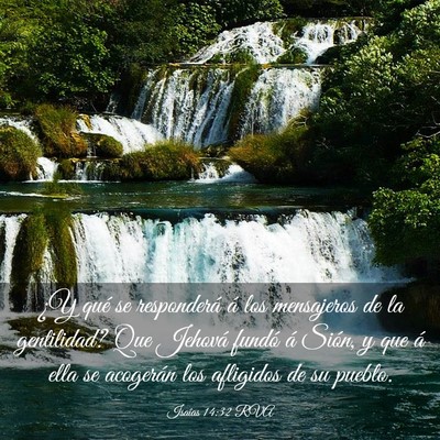 Picture 03 - Isaías 14:32 RVA - ¿Y qué se responderá á los mensajeros de la - Bible Verse Picture