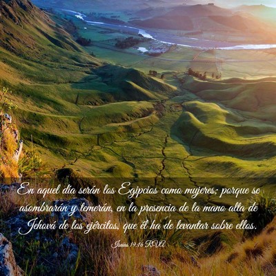 Picture 03 - Isaías 19:16 RVA - En aquel día serán los Egipcios como mujeres; - Bible Verse Picture