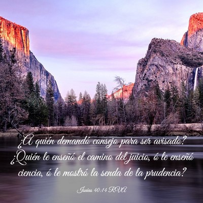 Picture 03 - Isaías 40:14 RVA - ¿A quién demandó consejo para ser avisado? - Bible Verse Picture