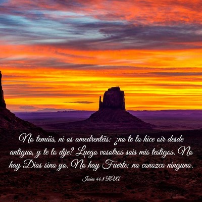 Picture 03 - Isaías 44:8 RVA - No temáis, ni os amedrentéis: ¿no te lo hice - Bible Verse Picture