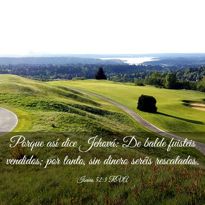 Picture 03 - Isaías 52:3 RVA - Porque así dice Jehová: De balde fuisteis - Bible Verse Picture