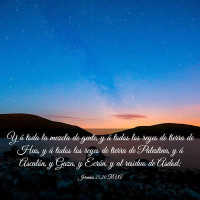 Picture 03 - Jeremías 25:20 RVA - Y á toda la mezcla de gente, y á todos los - Bible Verse Picture