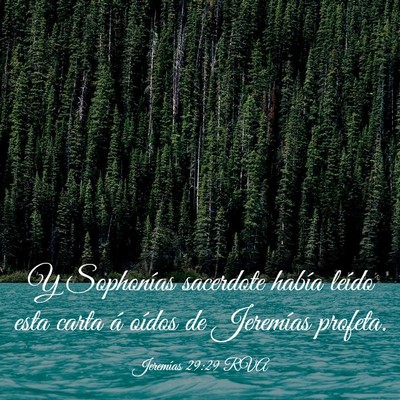 Picture 03 - Jeremías 29:29 RVA - Y Sophonías sacerdote había leído esta carta - Bible Verse Picture