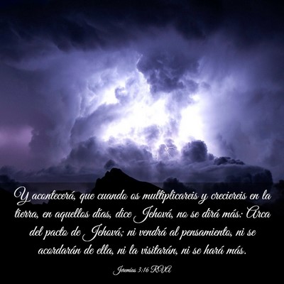 Picture 03 - Jeremías 3:16 RVA - Y acontecerá, que cuando os multiplicareis y - Bible Verse Picture