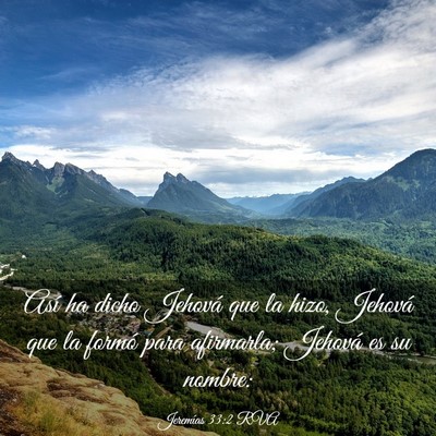 Picture 03 - Jeremías 33:2 RVA - Así ha dicho Jehová que la hizo, Jehová que la - Bible Verse Picture
