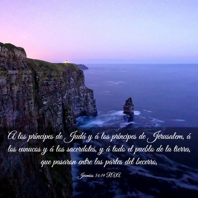Picture 03 - Jeremías 34:19 RVA - A los príncipes de Judá y á los príncipes de - Bible Verse Picture