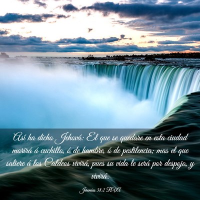 Picture 03 - Jeremías 38:2 RVA - Así ha dicho Jehová: El que se quedare en esta - Bible Verse Picture