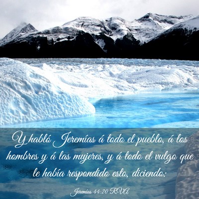 Picture 03 - Jeremías 44:20 RVA - Y habló Jeremías á todo el pueblo, á los - Bible Verse Picture