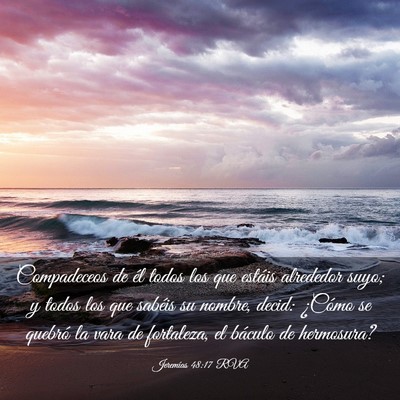 Picture 03 - Jeremías 48:17 RVA - Compadeceos de él todos los que estáis - Bible Verse Picture