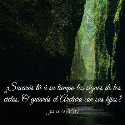 Picture 03 - Job 38:32 RVA - ¿Sacarás tú á su tiempo los signos de los - Bible Verse Picture