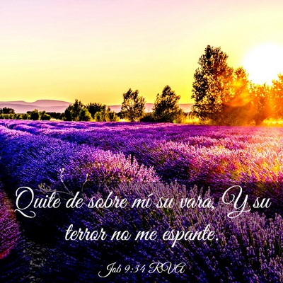 Picture 03 - Job 9:34 RVA - Quite de sobre mí su vara, Y su terror no me - Bible Verse Picture