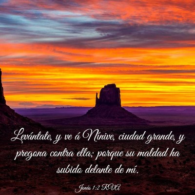 Picture 03 - Jonás 1:2 RVA - Levántate, y ve á Nínive, ciudad grande, y - Bible Verse Picture