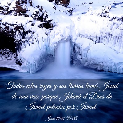 Picture 03 - Josué 10:42 RVA - Todos estos reyes y sus tierras tomó Josué de - Bible Verse Picture