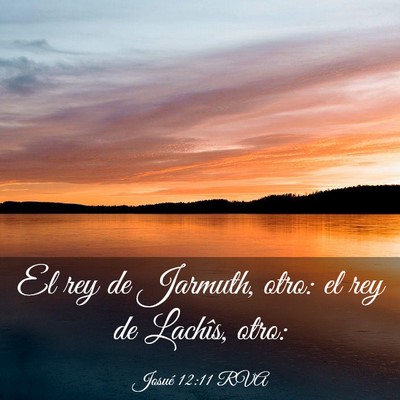 Picture 03 - Josué 12:11 RVA - El rey de Jarmuth, otro: el rey de Lachîs, - Bible Verse Picture