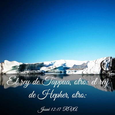 Picture 03 - Josué 12:17 RVA - El rey de Tappua, otro: el rey de Hepher, - Bible Verse Picture
