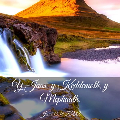 Picture 03 - Josué 13:18 RVA - Y Jaas, y Keddemoth, y - Bible Verse Picture