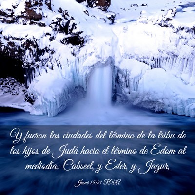 Picture 03 - Josué 15:21 RVA - Y fueron las ciudades del término de la tribu de - Bible Verse Picture