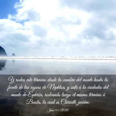 Picture 03 - Josué 15:9 RVA - Y rodea este término desde la cumbre del monte - Bible Verse Picture