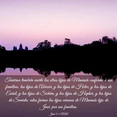Picture 03 - Josué 17:2 RVA - Tuvieron también suerte los otros hijos de - Bible Verse Picture