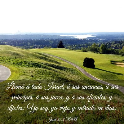 Picture 03 - Josué 23:2 RVA - Llamó á todo Israel, á sus ancianos, á sus - Bible Verse Picture