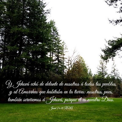 Picture 03 - Josué 24:18 RVA - Y Jehová echó de delante de nosotros á todos - Bible Verse Picture