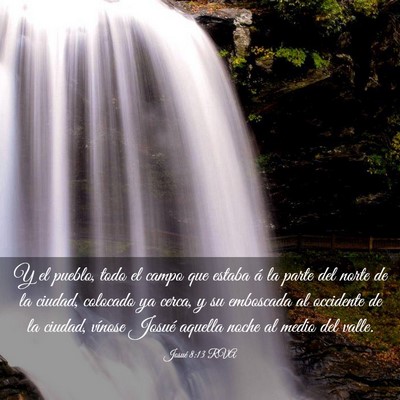 Picture 03 - Josué 8:13 RVA - Y el pueblo, todo el campo que estaba á la parte - Bible Verse Picture