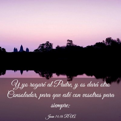 Picture 03 - Juan 14:16 RVA - Y yo rogaré al Padre, y os dará otro - Bible Verse Picture