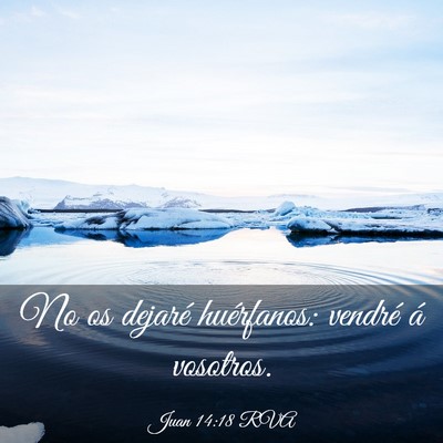 Picture 03 - Juan 14:18 RVA - No os dejaré huérfanos: vendré á - Bible Verse Picture