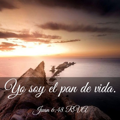 Picture 03 - Juan 6:48 RVA - Yo soy el pan de - Bible Verse Picture