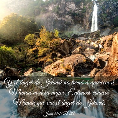 Picture 03 - Jueces 13:21 RVA - Y el ángel de Jehová no tornó á aparecer á - Bible Verse Picture