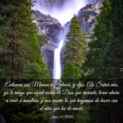Picture 03 - Jueces 13:8 RVA - Entonces oró Manoa á Jehová, y dijo: Ah, - Bible Verse Picture