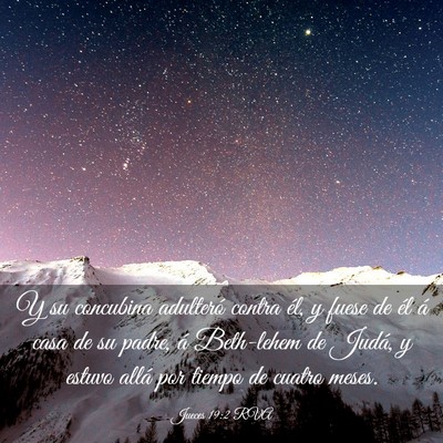 Picture 03 - Jueces 19:2 RVA - Y su concubina adulteró contra él, y fuese de - Bible Verse Picture