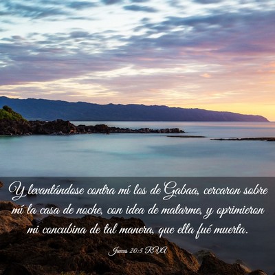 Picture 03 - Jueces 20:5 RVA - Y levantándose contra mí los de Gabaa, cercaron - Bible Verse Picture