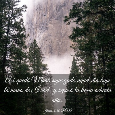 Picture 03 - Jueces 3:30 RVA - Así quedó Moab sojuzgado aquel día bajo la - Bible Verse Picture