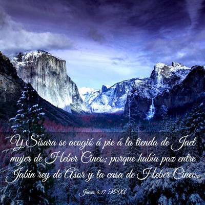 Picture 03 - Jueces 4:17 RVA - Y Sísara se acogió á pie á la tienda de Jael - Bible Verse Picture