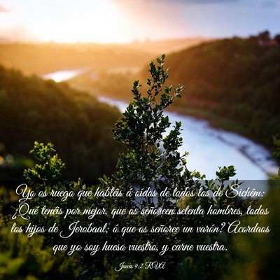 Picture 03 - Jueces 9:2 RVA - Yo os ruego que habléis á oídos de todos los - Bible Verse Picture