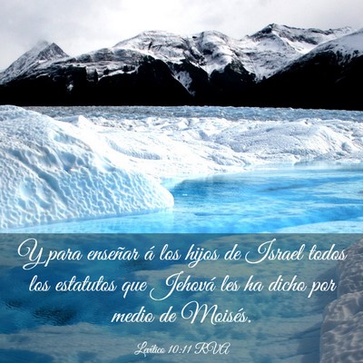 Picture 03 - Levítico 10:11 RVA - Y para enseñar á los hijos de Israel todos los - Bible Verse Picture