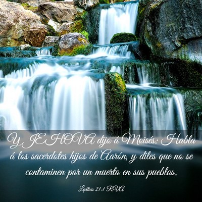 Picture 03 - Levítico 21:1 RVA - Y JEHOVA dijo á Moisés: Habla á los sacerdotes - Bible Verse Picture