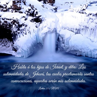 Picture 03 - Levítico 23:2 RVA - Habla á los hijos de Israel, y diles: Las - Bible Verse Picture