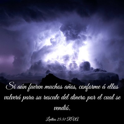 Picture 03 - Levítico 25:51 RVA - Si aún fueren muchos años, conforme á ellos - Bible Verse Picture