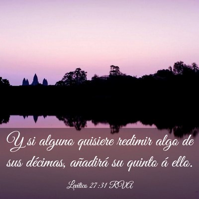 Picture 03 - Levítico 27:31 RVA - Y si alguno quisiere redimir algo de sus - Bible Verse Picture